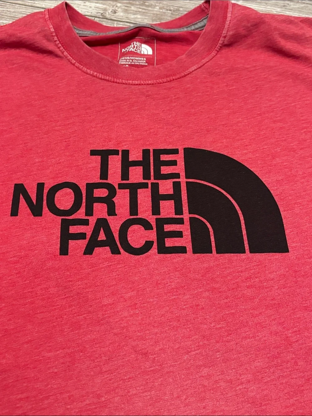 The North Face Men's Red Short Sleeve Logo Tee